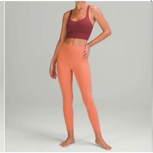 NWT Lululemon Align High Rise Leggings 25” Pink Savannah size 0